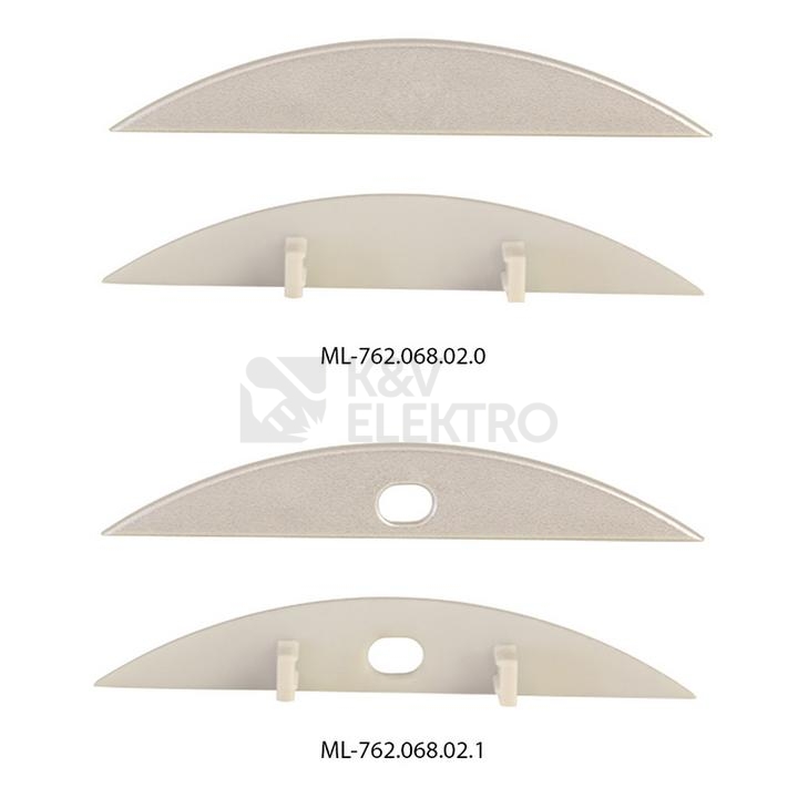 Obrázek produktu Nášlapný hliníkový profil McLED BH 52x8mm s čirým difuzorem 2m ML-761.070.02.2 5