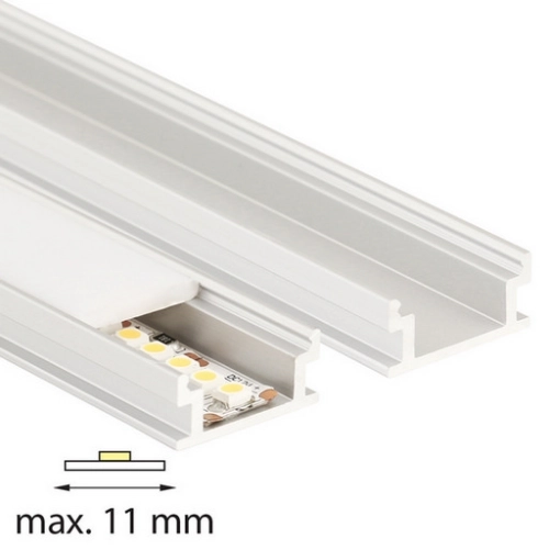 Nášlapný hliníkový profil McLED BD 19x9mm s matným difuzorem 2m ML-761.072.02.2 (obrázek 7)