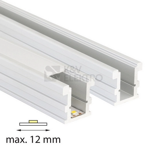 Obrázek produktu Nášlapný hliníkový profil McLED BV 26x26mm s mléčným difuzorem 2m ML-761.075.02.2 3
