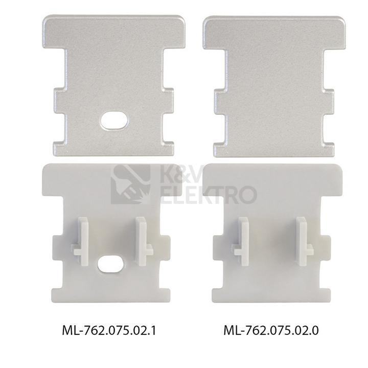 Obrázek produktu Nášlapný hliníkový profil McLED BV 26x26mm s mléčným difuzorem 2m ML-761.075.02.2 5