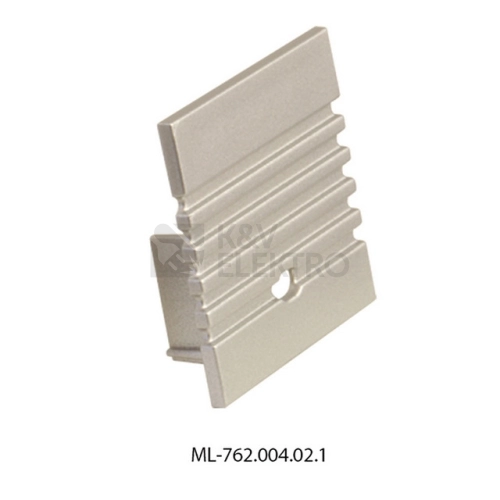Koncovka LED profilu PO s otvorem stříbrná McLED ML-762.004.02.1