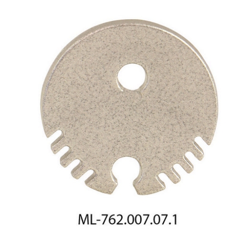 Levně Koncovka McLED pro ZX s otvorem stříbrná barva ML-762.007.07.1