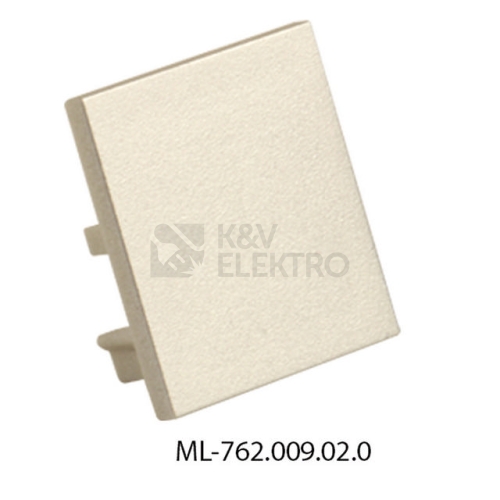 Koncovka LED profilu PB bez otvoru stříbrná McLED ML-762.009.02.0