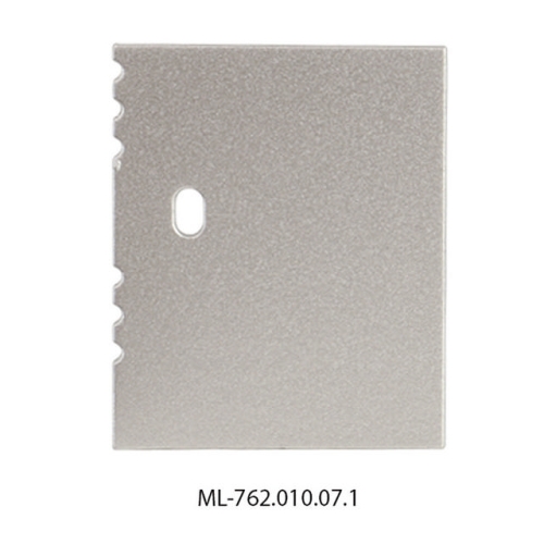 Levně Koncovka McLED pro NV s otvorem stříbrná barva ML-762.010.07.1