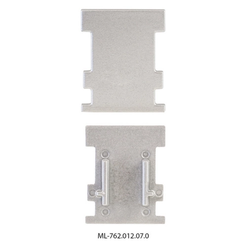 Koncovka LED profilu BK bez otvoru stříbrná McLED ML-762.012.07.0