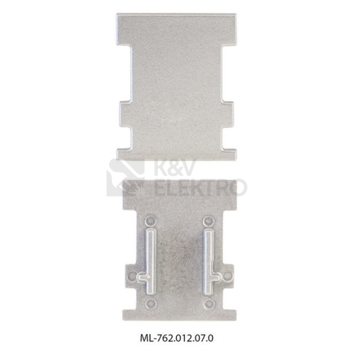 Koncovka LED profilu BK bez otvoru stříbrná McLED ML-762.012.07.0