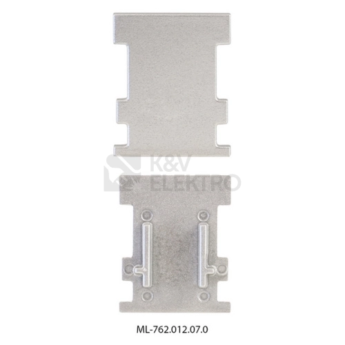 Koncovka LED profilu BK bez otvoru stříbrná McLED ML-762.012.07.0