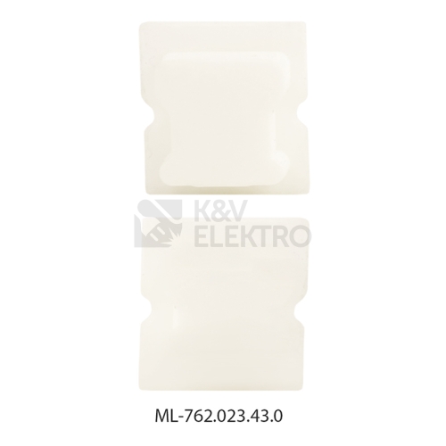 Koncovka LED profilu bez otvoru pro SP bílá McLED ML-762.023.43.0