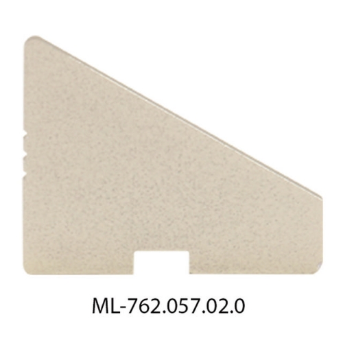 Levně Koncovka McLED pro RQ bez otvoru stříbrná barva ML-762.057.02.0