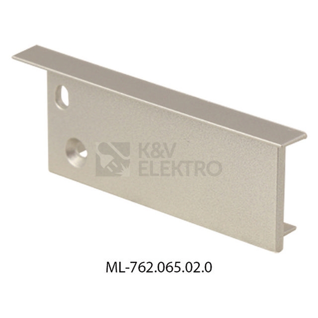 Obrázek produktu Koncovka LED profilu AT bez otvoru stříbrná McLED ML-762.065.02.0 0