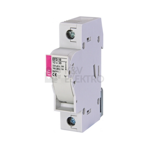 Pojistkový odpínač ETI EFD 10 1P 32A pro válcové pojistky 10x38 002540001