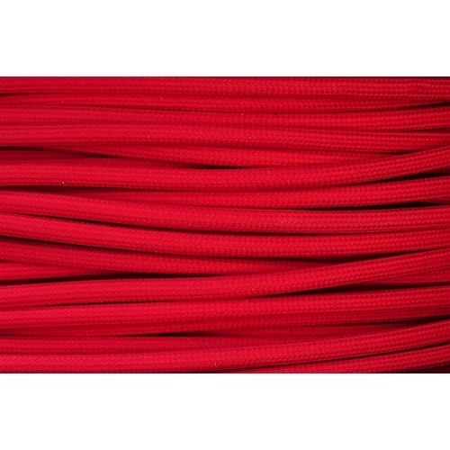 Textilní kabel H03VV-F 2x0,75 2m červená 9 (CYSY 2Dx0,75)