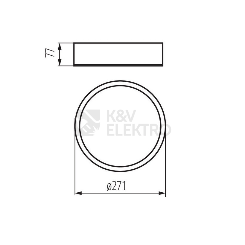 Obrázek produktu Svítidlo Kanlux JASMIN 270-WE E27 wenge 23120 7