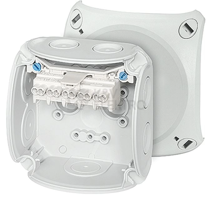 Obrázek produktu Krabice Hensel DK 0202 GZ IP66 93x93x62mm se svorkovnicí 5P 1,5-2,5mm2 0