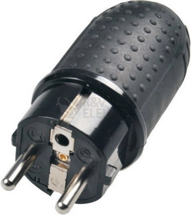 Obrázek produktu Vidlice gumová 230V/16A protiskluzná rukojeť 0
