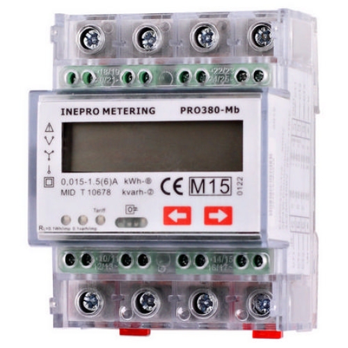 Levně Elektroměr PRO380 0,25-100A MID 3F 2-sazbový ModBus