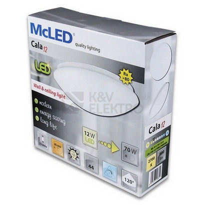 Obrázek produktu LED svítidlo McLED Cala 12 12W IP44 2700K teplá bílá ML-411.201.32.0 8