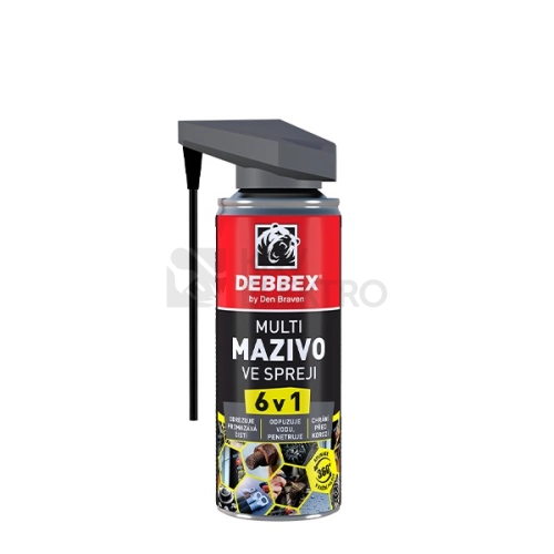Den Braven Multi mazivo ve spreji 6v1 400ml DEBBEX TA20406