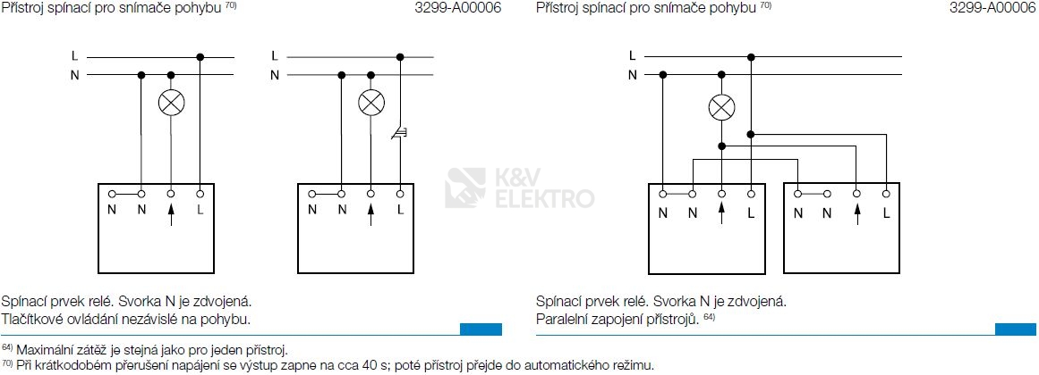 Obrázek produktu ABB přístroj čidla pohybu (relé) 3299U-A00006 1