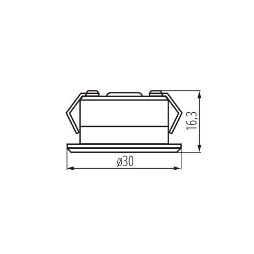 Vestavné LED svítidlo Kanlux IMBER LED NW 12V neutrální bílá 4000K IP65 23520 (obrázek 7)