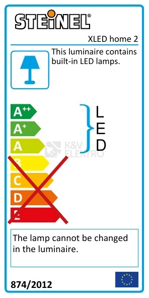 Obrázek produktu LED reflektor STEINEL XLED home 2 s čidlem 14,8W 3000K teplá bílá IP44 033071 3