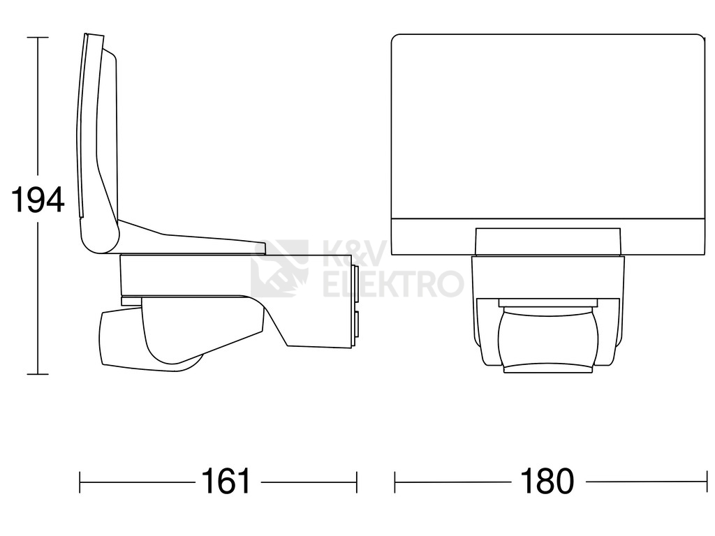 Obrázek produktu  LED reflektor STEINEL XLED home 2 s čidlem 14,8W 3000K teplá bílá IP44 033071 4