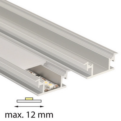 Nášlapný hliníkový profil McLED BR 27x11mm s mléčným difuzorem 2m ML-761.011.07.2 (obrázek 4)