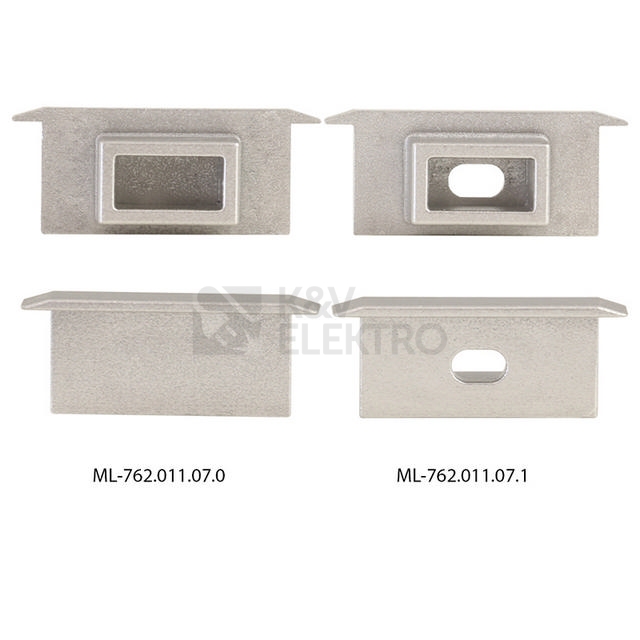 Obrázek produktu Nášlapný hliníkový profil McLED BR 27x11mm s mléčným difuzorem 2m ML-761.011.07.2 2