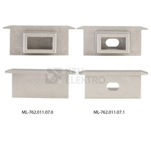 Obrázek produktu Nášlapný hliníkový profil McLED BR 27x11mm s mléčným difuzorem 2m ML-761.011.07.2 2