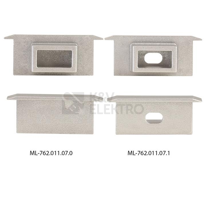 Obrázek produktu Nášlapný hliníkový profil McLED BR 27x11mm s mléčným difuzorem 2m ML-761.011.07.2 5