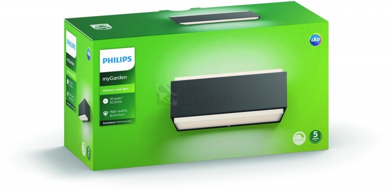 Obrázek produktu Venkovní nástěnné LED svítidlo Philips Stratosphere 16487/93/P0 9W 4000K neutrální bílá IP44 2
