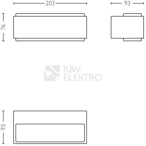 Obrázek produktu Venkovní nástěnné LED svítidlo Philips Stratosphere 16487/93/P0 9W 4000K neutrální bílá IP44 3
