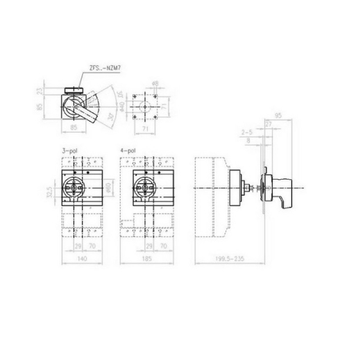 OVLADACI RUKOJET NZM3-XTVDV-0-NA