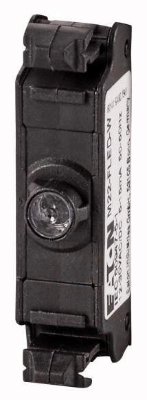 Obrázek produktu Ledka vícebarevná se sníženou hloubkou čelní upevnění bezšroubové svorky 12-30VAC/DC EATON M22-FLED-RGB 180800 0