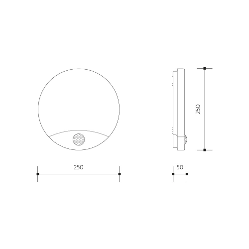 Svítidlo Panlux OLGA S LED 10W s pohybovým senzorem PN32300003 neutrální bílá 4000K (obrázek 8)
