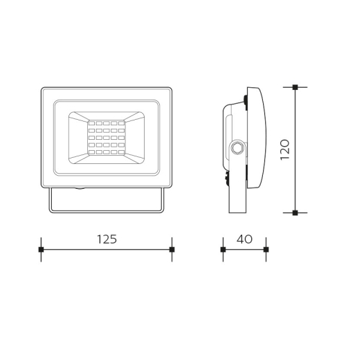 LED reflektor LEDMED VANA SMD 20W IP65 4000K LM34300009