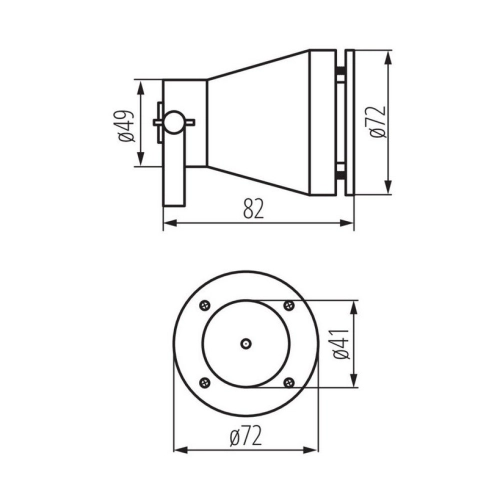 Vodotěsný reflektor Kanlux Akven 12V IP68 25720 (obrázek 7)
