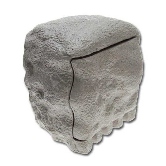 Obrázek produktu Zahradní zásuvkový sloupek/kámen Ecolite STONE 2 XSTA-222GT 2x zásuvka + spínací hodiny 2