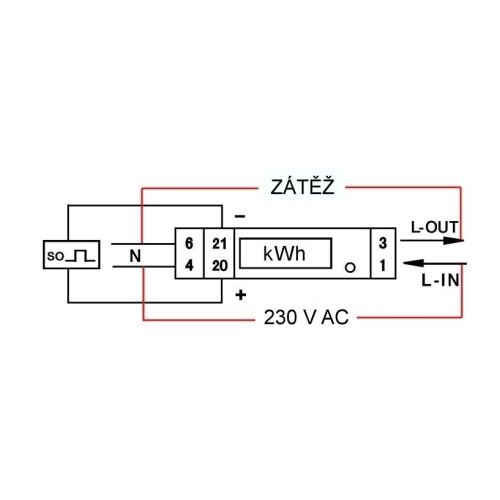 Elektroměr Eleman DDS353 50A MID 1mod. LCD 1F. 1tarif 1008811 (obrázek 4)
