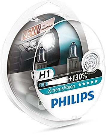 Obrázek produktu Autožárovky Philips X-tremeVision H1 12258XV+S2 55W 12V P14,5s (v balení 2ks) s homologací 0