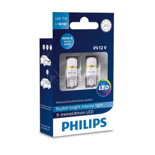  LED Autožárovky Philips T10 W5W 127994000KX2 5W 12V W2,1x9,5d (v balení 2ks)