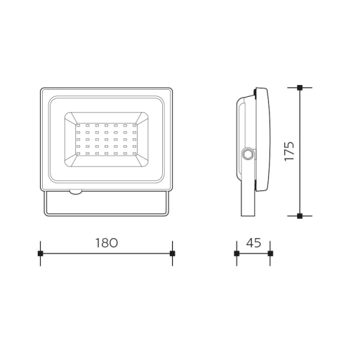 LED reflektor LEDMED VANA SMD 30W IP65 4000K LM34300010