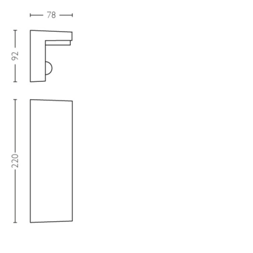 Venkovní nástěnné LED svítidlo Philips Bustan 16484/93/P0 4,5W 2700K teplá bílá IP44 s pohybovým čidlem (obrázek 6)