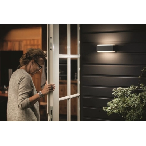Venkovní nástěnné LED svítidlo Philips Stratosphere 16487/93/P0 9W 2700K teplá bílá IP44 (obrázek 6)
