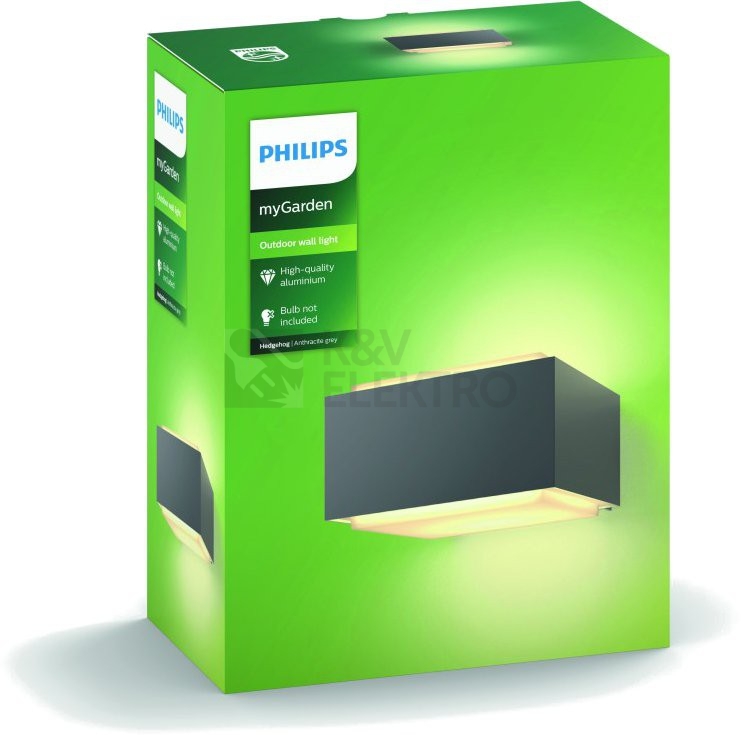 Obrázek produktu Nástěnné svítidlo Philips Hedgehog 17337/93/PN E27 42W IP44 5