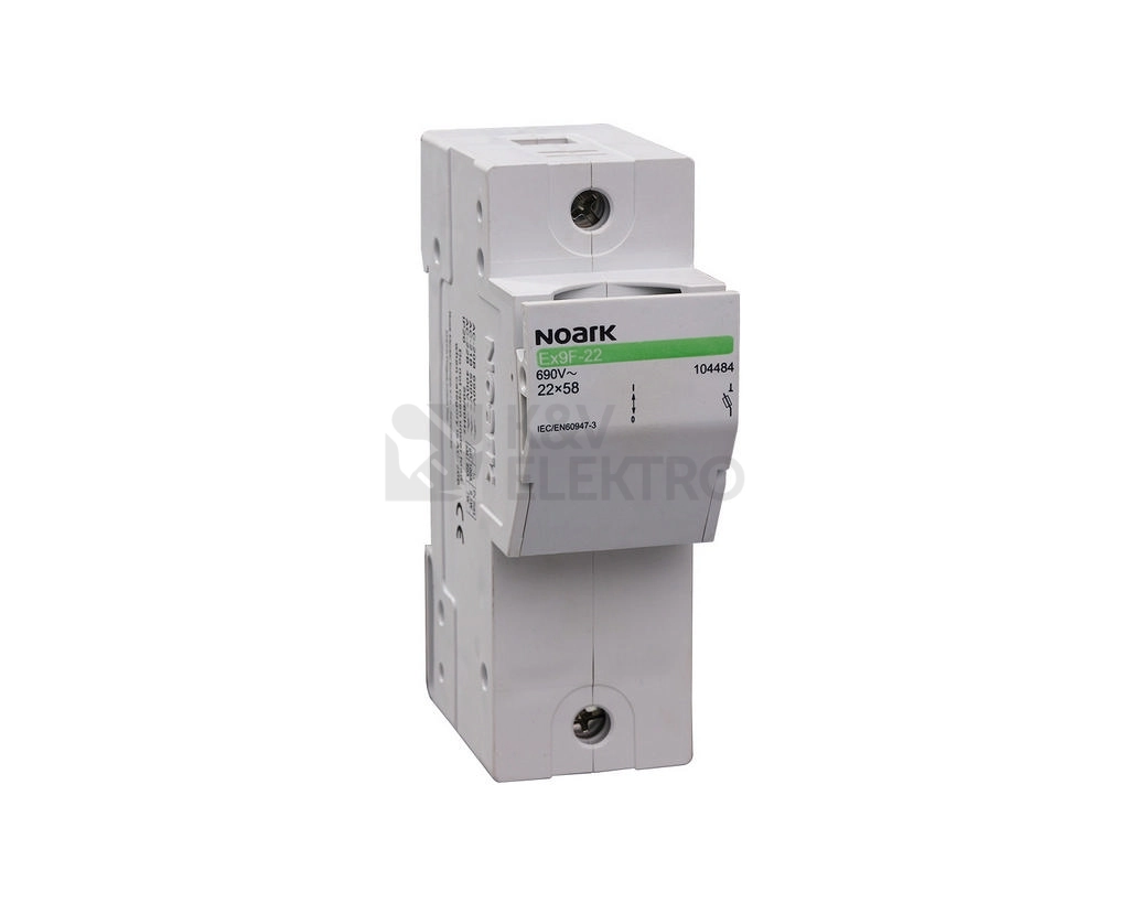 Obrázek produktu Odpojovač válcových pojistek NOARK Ex9F-22 1P 100A 1P 100A 104484 0