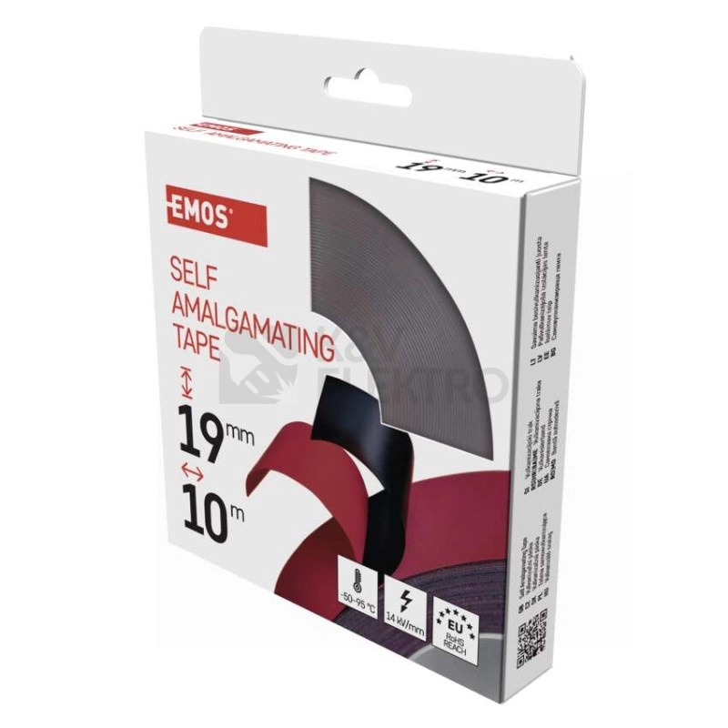 Obrázek produktu Izolační lepící páska samovulkanizační 19mm / 10m černá EMOS F51912 2