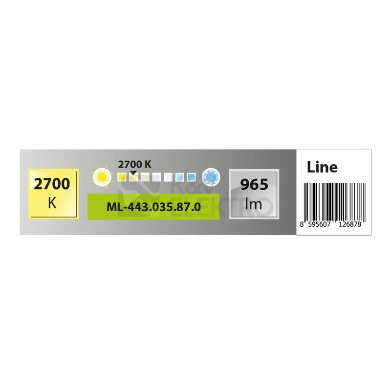 Obrázek produktu Kuchyňské LED svítidlo McLED Line 11W teplá bílá 2700K ML-443.035.87.0 13