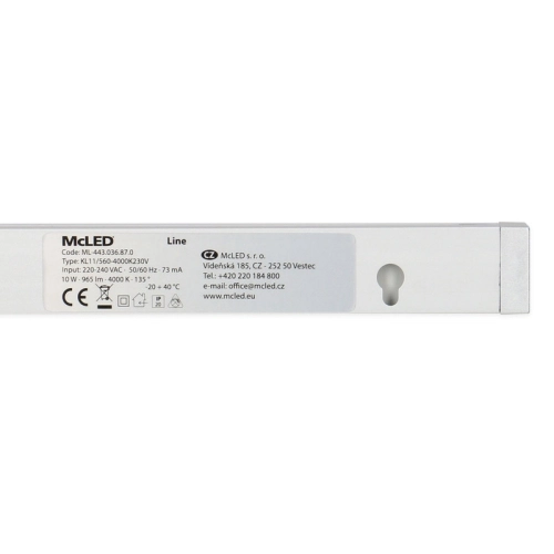 Kuchyňské LED svítidlo McLED Line 11W neutrální bílá 4000K ML-443.036.87.0 (obrázek 6)