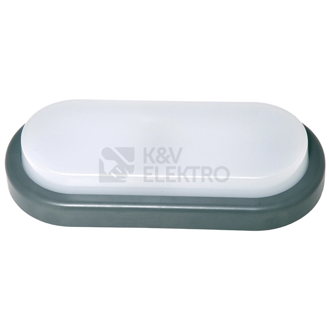 Obrázek produktu LED svítidlo Ecolite OVAL 18W/1300lm 4000K IP54 šedý LED-BL18W-SED 0